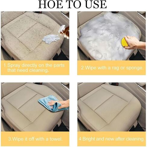 قطعتان من منظف الرغوة متعدد الأغراض، منظف رغوي للسيارة، منظف رغوي داخلي للسيارة، منظف رغوي رئيسي، منظف رغوي لمقعد السيارة، رذاذ منظف رغوي in Kuwait