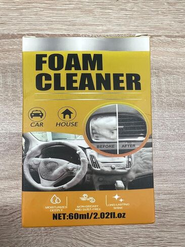 قطعتان من منظف الرغوة متعدد الأغراض، منظف رغوي للسيارة، منظف رغوي داخلي للسيارة، منظف رغوي رئيسي، منظف رغوي لمقعد السيارة، رذاذ منظف رغوي in Kuwait