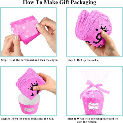 HAPPYPOP 9th Birthday Gifts Ideas for Girls - Socks for Kids Age 9, Gifts for Nine Year Old Girls, Presents for 9 Year Old Girls in Saudi Arabia