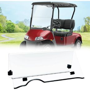 Tinted Windshield 2008-UP for EZGO RXV Golf Cart Part Front