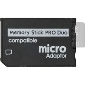 Skywin Memory Stick Pro Duo Adapter - Card Reader for PSP Memory Card Duo Adapter, Easy-to-Use Card Holder Compatible with Playstation Card, Camera, or Handycam