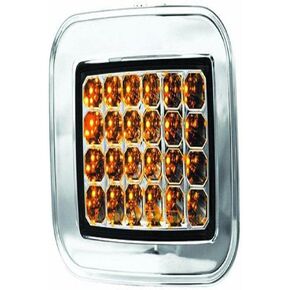 IPCW LEDC-348C 2003-2008 Hummer H2 Compatible Front LED Park Signals Crystal Clear - Pair