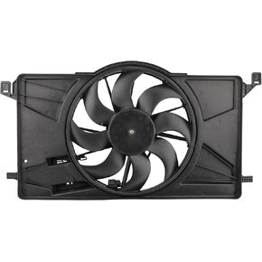BOXI BV6Z-8C607-K 622800 Radiator Cooling Fan Assembly without Control Module Fit for Ford Focus 2012 2013 2014 2015 2016 2017 2018 / RF276 FO3115189