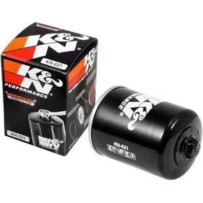 K&N Motorcycle Oil Filter: High Performance, Premium, Designed to be used with Synthetic or Conventional Oils: Fits Select Artic Cat Vehicles, KN-621