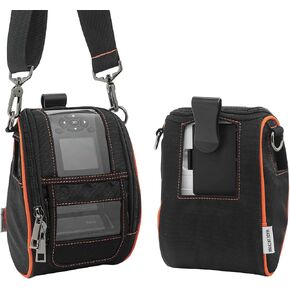Soft Carrying Case for Zebra ZQ620 QLN320 ZR638 Mobile Thermal Printer - 2024 Upgrade Case Holster with Shoulder Strap and Belt Clip Compatible with Zebra ZQ620 QLN320 ZR638 Portable Carry Accessories