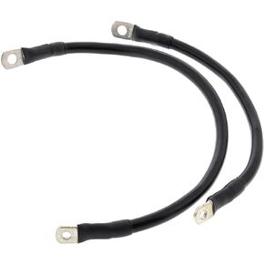 All Balls Racing 79-3010-1 Black Battery Cables Compatible with/Replacement For Harley XL 1200 1997-1998, XL 1200 Custom, XL 1200 Sport 1997-2003, XL 1981-1986, XL 883 R 2003, XL 883 STD 1997-2002