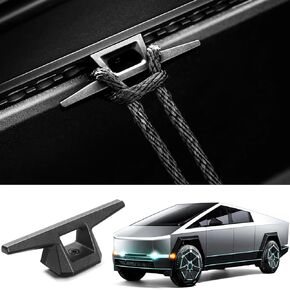 Track Cleat Hook for Tesla Cybertruck Bed Rail Track Accessories,Cyber Bed Rail Track Hook Compatible with 2024 2023 Tesla Cybertruck L Track Rail