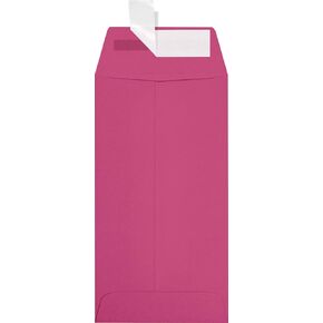 LUXPaper #7 Coin Envelopes | Peel & Press | 3 1/2" x 6 1/2" | Magenta Pink | 80lb. Text | 50 Qty