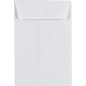 LUXPaper #4 Coin Envelopes | 3'' x 4 1/2'' | Bright White | 24lb. Text | 50 Qty