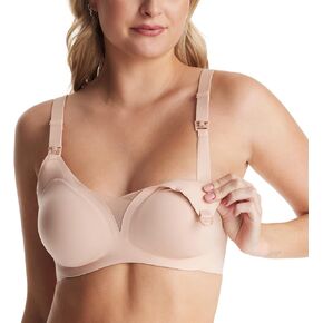 Momcozy Nursing Bras for Breastfeeding, Comfort Maternity Bra Buttery Soft Seamless Sleep Pregnancy Bra