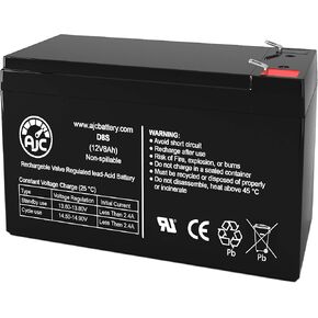 AJC Battery Compatible with APC Back-UPS Back-UPS BE550G 12V 8Ah UPS Battery