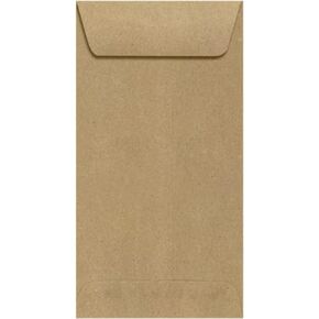 6 x 11 1/2 Open End Envelopes - Grocery Bag Brown (50 Qty.)