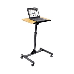 LUXOR LX9128 Adjustable-Height Mobile Lectern