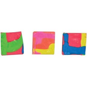 Raymond Geddes Tri-Color Kneaded Erasers for Kids (36 Pack) – Individually Wrapped Moldable Erasers - Stretch and Twist to Clean Erasers