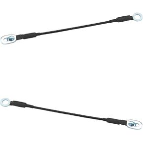TRQ Tailgate Cable Set Compatible with 1988-1999 Chevrolet C1500 1988-2000 C2500 C3500 K1500 K2500 K3500 GMC