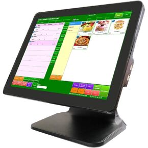 POS System, Cash Register with Touch Screen 15", CPU J6412, 4GB RAM, 64G SSD, Windows 10 Pro, WiFi Module for Retail Restaurant (POS Software is NOT Included)