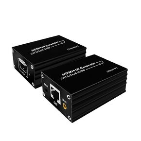 4K HDMI Splitter 1 Into 4 Out HD to Network Cable Splitter One in Four 4K Projector with Infrared Remote Control Return HD401