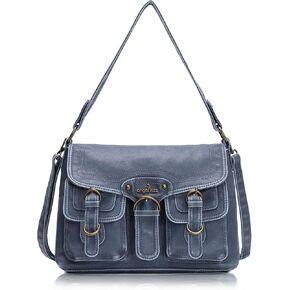 Angel Kiss Purses and Handbags for Women, Vegan Leather Hobo Purses Crossbody Hobo Bag Tote Satchel Handbags