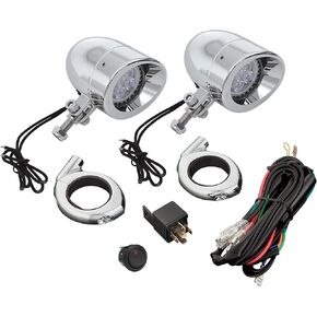 Show Chrome Accessories 55-364L 2 3/8" LED Driving Light Kit