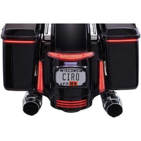 Ciro 40054 Latitude Taillight and License Plate Holder - Black