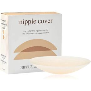 Nipple Cover - Sticky Adhesive Silicone Nipple Pasties - Reusable Pasty Nipple Covers for Women with Travel Box