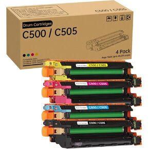 C500 C505 Drum Cartridge Replacement for Xerox 108R01484 108R01483 108R01482 108R01481 Drum Unit for Versalink C500 C500DN C500N C505 C505S C505X Printer, (40,000 Pages)