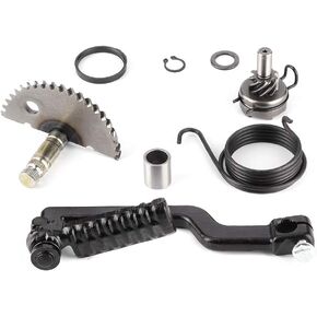 Kickstart Lever Solutions,Moped Kick Start Lever Shaft Gear Assembly Gear Starter Gear Assembly Starter Shaft Gy6 50Cc kickstarter f r moped omen ride 50 saga benzhou kick start assembly