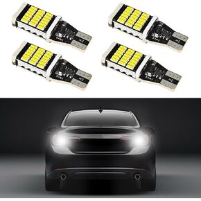 4 PCS Brake Light Bulb Replacement, T15 921 912 906 W16W LED Decoded Reverse Light Bulb, 2835-15smd Super Bright LED Turn Signal Brake Light Bulbs for Most Car, Trucks and Vans (Yellow)