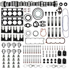 5.3 A-FM DOD Lifters Camshaft Kit Head Gasket متوافق مع 2007-2013 Chevy Silverado 1500 Suburban Tahoe GMC Sierra 1500 Yukon Envoy Buick Rainier 5.3L V8