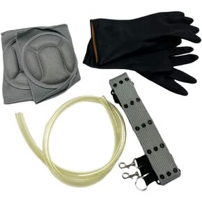 Costume Agent Ghost Ghoul Hunter Gloves and Belt Set Buster Halloween Costume