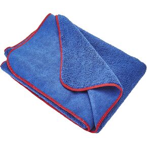 Gtechniq Microfiber Car Drying Towel, Scratch Resistant Microfiber Towels for Cars with Ultra Split Fibers, Machine Washable, 23.6" x 35.4" 450gsm, Car Accessories for Car Detailing Kit