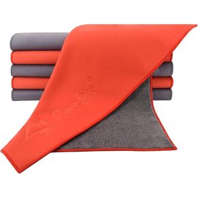 6 Pack Microfiber Cleaning Cloth Car Interior Cleaning Towels, Cleaning Cloths for Household Window Laundry Room Garage Basement Office