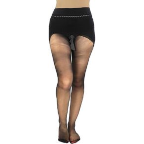 Super Stretchy XL 3 Denier Seamless Womens & Mens Pantyhose