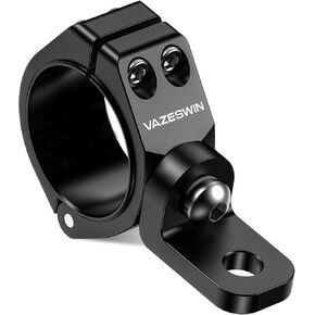 Aluminium Alloy UTV Whip Light Mount, Solid Heavy-Duty UTV Flag Mount, CNC Machined Whip Mount, 360° Rotating Adjustable Light Bar Mount for 1.5"/1.75"/1.85"/2"/2.1" Roll Bar Cages, 1 PC