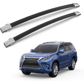 165lbs Aluminum Roof Rack Cross Bars Compatible for 2010-2019 GX460 Silver Rooftop Luggage Carrier Rack for Bike Canoe Kayak Cargo Box