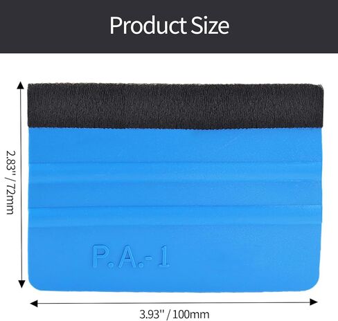 10 عبوات من ممسحة حافة اللباد للفينيل - مكشطة بلاستيكية مقاس 4 بوصة، أداة وضع الملصقات الجرافيكية - لون نافذة السيارة، ورق حائط، ملصق لاصق in Kuwait