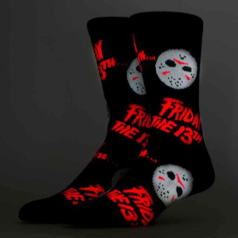 جوارب Bioworld Friday The 13th Jason Voorhees Hockey Mask للرجال رياضية سوداء خفيفة in Saudi Arabia