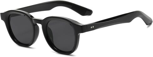 Long Keeper Vintage Small Round Sunglasses for Men Women Retro Circle Tinted Sunglasses Fashion Round Sun Glasses, 46mm in Saudi Arabia