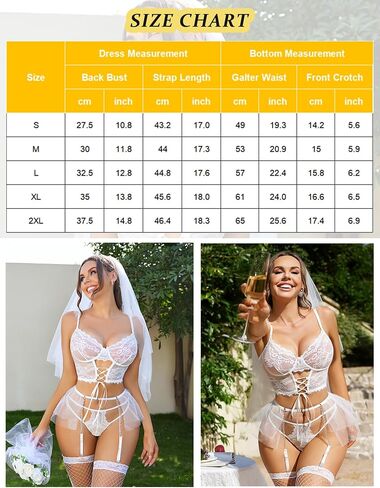 Avidlove Lingerie Sets Womens Garter Sets 3 Piece Underwire Sexy Bra and Panty Sets With Mesh Mini Skirts S-XXL in Saudi Arabia