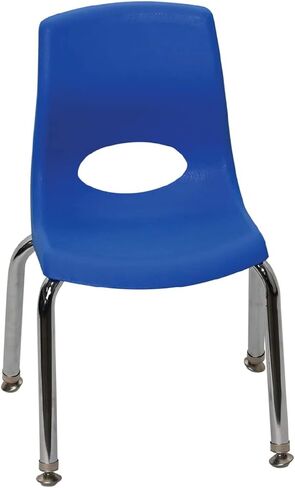 Angel H، كرسي أطفال MyPosture بأرجل من الكروم، باللون الأزرق، مقاس 10 بوصة in Kuwait