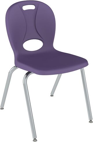 مدرسة التراص من سلسلة Learniture Structure، ارتفاع 45.72 سم، مجموعة من 4 كراسي أرجوانية in Kuwait