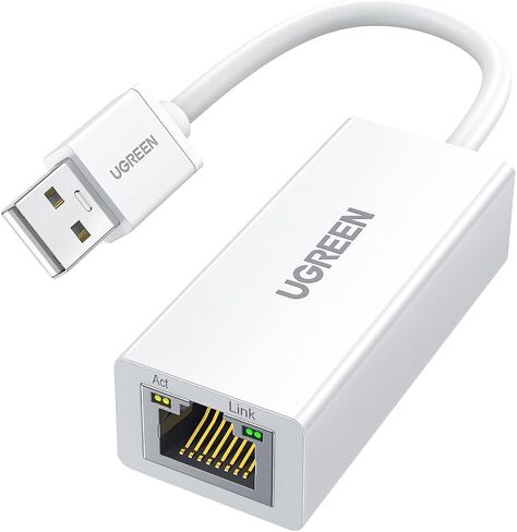 UGREEN USB to Ethemet Adapter, 10/100Mbps Network Adapter (Not for Wii) | with AX88772D Chip RJ45 Wired LAN Dongle for Laptop, Compatible with Nintendo Switch MacBook ChromeBook Windows macOS Linux in Saudi Arabia