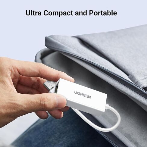 UGREEN USB to Ethemet Adapter, 10/100Mbps Network Adapter (Not for Wii) | with AX88772D Chip RJ45 Wired LAN Dongle for Laptop, Compatible with Nintendo Switch MacBook ChromeBook Windows macOS Linux in Saudi Arabia