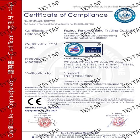 أحذية اصبع القدم الصلب للرجال النساء عدم الانزلاق للماء مقاومة للانزلاق أحذية العمل مقاومة للماء سلامة اصبع القدم أحذية البناء الصناعية غير قابلة للتدمير ثقب برهان أحذية رياضية in Kuwait