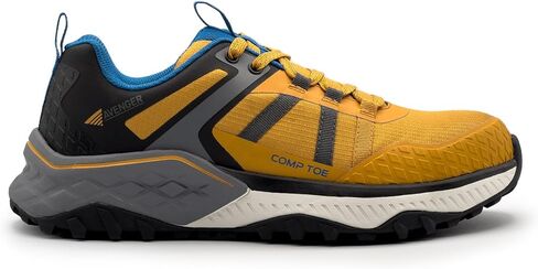 Avenger Work Boots Men's Composite Toe Aero Trail Industrial Shoe, Yellow/Blue, 13 Wide in Saudi Arabia
