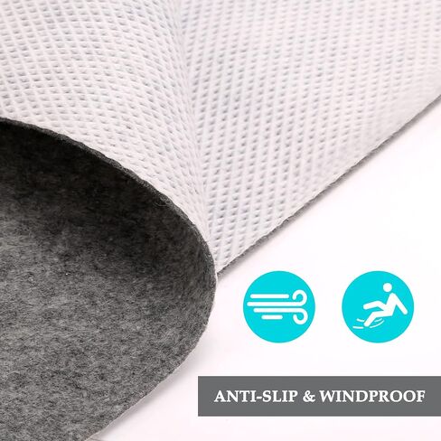 10L0L Large 8.8 x 4.9 Ft - Oil Absorbent Garage Floor Mat and Mechanic Pad, Protect Floor Waterproof Anti-Slip Garage Matts for Club Car EZGO Yamaha ATV UTV Parking Mat in Saudi Arabia