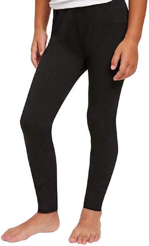 Splendid Girls Tapered Legs Elastic Waistband Solid Legging (2 Pack) (10, Black - Peacoat) in Saudi Arabia