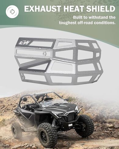 غطاء عازل للحرارة من الألومنيوم NIXFACE مناسب لجهاز Polaris RZR Pro R in Kuwait