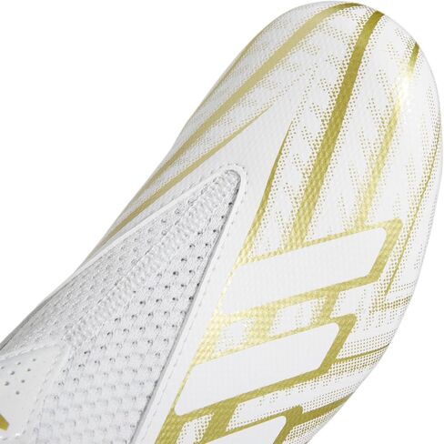 adidas Freak Spark 23 Football Shoe, White/White/Gold Metallic, 1.5 US Unisex Little Kid in Saudi Arabia