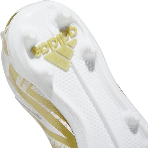 adidas Freak Spark 23 Football Shoe, White/White/Gold Metallic, 1.5 US Unisex Little Kid in Saudi Arabia